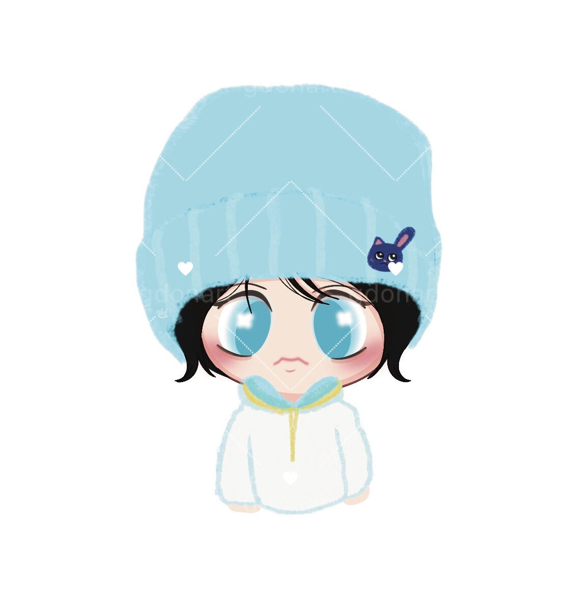 Chibi half
